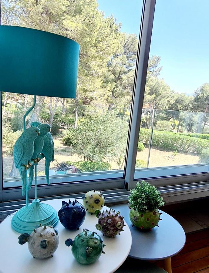 Superbe Appartement Dans Cadre D'Exception - Piscine, Plage Et Tennis Prive Bandol Exterior foto